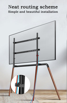 TV Floor Stand for 42-75 Inch TVs, Height Adjustable Freestanding ...