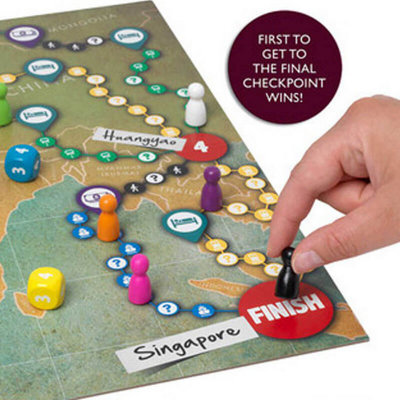 TV Race Against The World Board Game - 3
