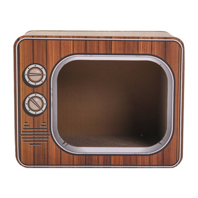 TV Shape Cat Scratcher House Bed Price Comparisons | Compare The Build