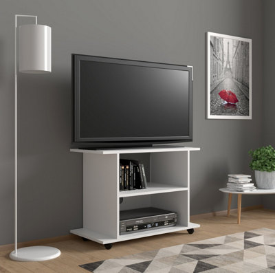 TV Stand in White Matt - W400mm x H600mm x  W800mm