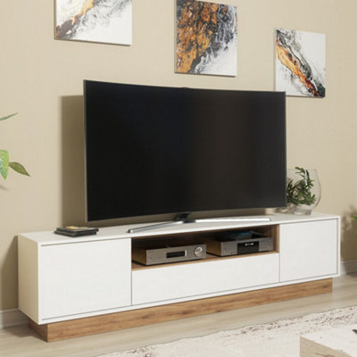 White vintage deals tv unit