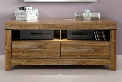 Light oak effect 2024 tv unit