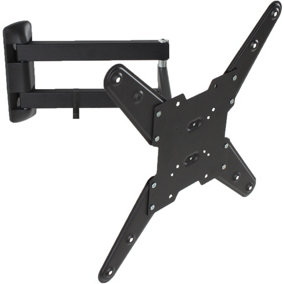 TV wall mount for 26-55 inch (66-140cm) can be tilted and swivelled - black