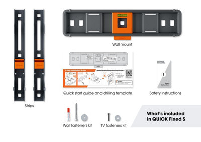 TVM 1205 Fixed TV Wall Mount Small - 4