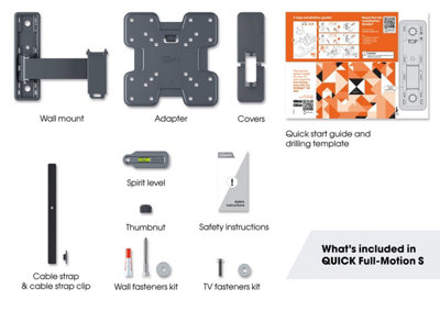 TVM 1225 Full-Motion TV Wall Mount - 5