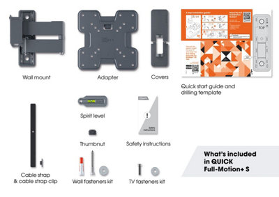 TVM 1245 Full-Motion TV Wall Mount - 5