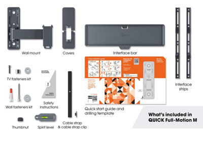 TVM 1425 Full-Motion TV Wall Mount - 5