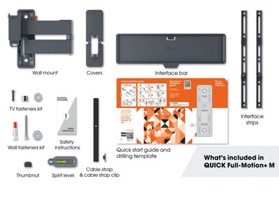 TVM 1445 Full-Motion TV Wall Mount - 5