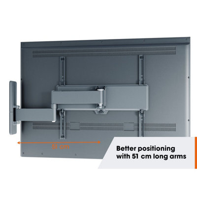 TVM 1445 Full-Motion TV Wall Mount - 8