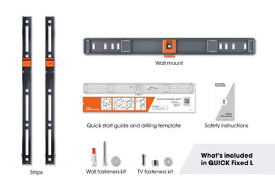 TVM 1605 Fixed TV Wall Mount Large - 4