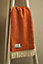 Tweedmill Lifestyle Fishbone 100% New Wool Blanket/Throw Cinnamon Orange 150 x 183cm Made in the UK