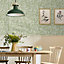 Twilight Ditsy Floral Green Wallpaper
