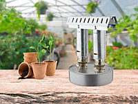 Twin Burner Paraffin Greenhouse Heater Low Cost Garden Frost Heater 4.5L 41cm
