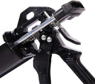 thumbnail image 2 of OUKANING Dual Component Applicator Gun – 400mL (1:1 Mix Ratio) For Panel Bond, Cartridge, Red 2 of 6