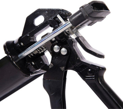 Twin Cartridge Caulking Gun for Dual Components (1:1 Mix Ratio) Up to 450ml Manual Applicator Gun