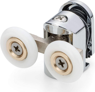 Twin/Double Top Shower Door Roller/Wheel/Runner 23mm R4 x1
