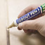 Twin Pack Grout Pen - Designed for restoring tile grout in bathrooms & kitchens (Beige)
