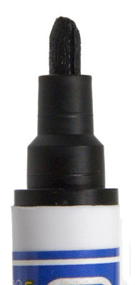 Twin Pack Grout Pen - Designed for restoring tile grout in bathrooms & kitchens (Black)