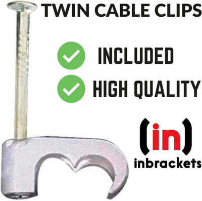 Twin Satellite Shotgun Coax Cable Extension Kit with Pre Fitted Professional Compression F Connectors for Sky Q Freesat 20 Metres - 5