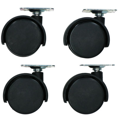 Twin Wheel Castor Caster for Office Computer Chairs Tables Sil179 | DIY ...