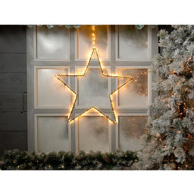 Twinkling Dewdrop Star - 58cm - Christmas Decoration