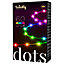 Twinkly Dots App-Controlled Flexible LED Light String 60 RGB (16 Million Colours) 3m Black Wire USB-Powered Smart Home Light