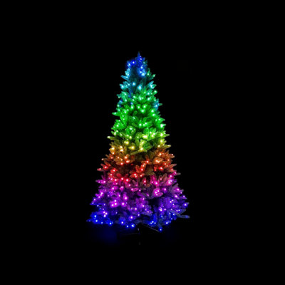 Twinkly Falls Fir Pre-Lit Tree App-controlled LED Smart Artificial ...