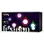 Twinkly Festoon App-Controlled LED Bulb Lights String with 20 RGB (16 Million Colours) 10m Black Cable In/Outdoor Smart Lighting