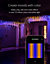 Twinkly Icicle App-Controlled LED Christmas Lights with 190 RGB+W (16 Million Colours +WW) Clear Wire. In/Outdoor Smart Lights