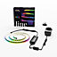 Twinkly Line Starter Kit App-Controlled Adhesive and Magnetic Smart LED Light Strip with RGB (16 Million Colours) Extendable. 1.5m