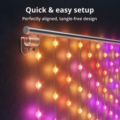 TWINKLY MATRIX 480 RGB LED PEARLS 2.4M x 0.5M - 8