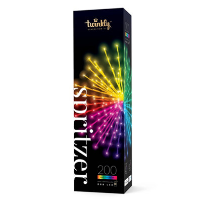 Twinkly Spritzer App-controlled LED Lights Spritzer with 200 RGB (16 million colours) White Wire. In/Outdoor Smart Lights Price Comparisons | Compare The Build