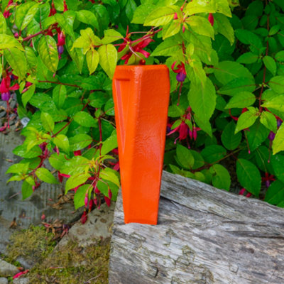 Twisted log splitter wedge,heavy duty drop forged steel,twist design makes light work of logs