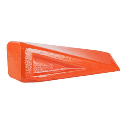 Twisted log splitter wedge,heavy duty drop forged steel,twist design makes light work of logs