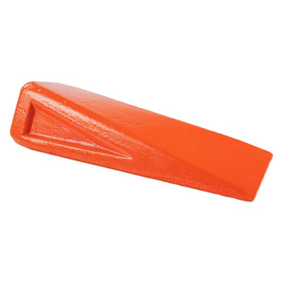 Twisted log splitter wedge,heavy duty drop forged steel,twist design makes light work of logs