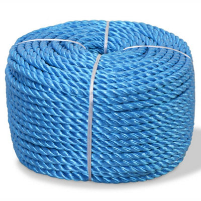Twisted Rope Polypropylene 10 mm 250 m Blue