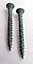 TwisterScrews E-Coat Decking Screws - Self Drilling/Countersinking (Dia) 5mm (L) 70mm, Pack of 200 green