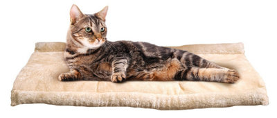 Two-In-One Cat Cave and Bed with Self-Heating Thermal Core No Electric Blanket - 3