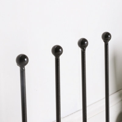 Two Pair Welly Rack Matte Black Country Duck Wellington Boot Storage Rack Garden Shoe Holder Shoe Rack - 5