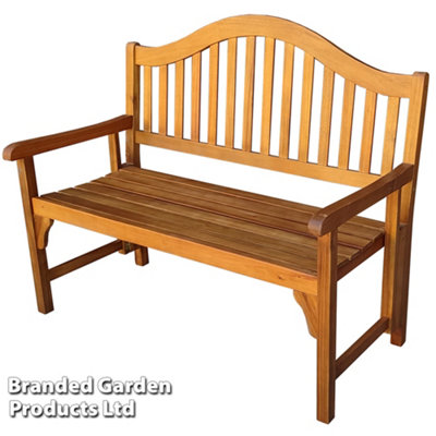 Two-seater Acacia Folding Garden Outdoor Bench - 5