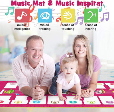 Piano floor hot sale mat baby