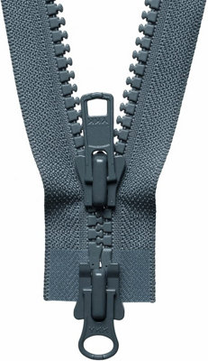 TWO-WAY O/E ZIP 61CM - Vislon Heavy Two-Way Open End Zip: 61cm: Dark ...