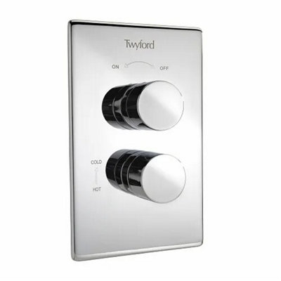 Twyford X20 Chrome Concealed Thermostatic Shower Valve