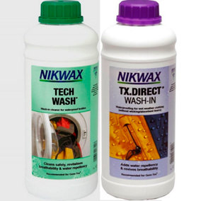 Tx Direct and Tech Wash Twin Pack, Garment Wash and Waterproofing