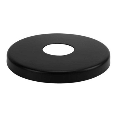 Tycner 21mm 1/2" Inch BSP Black Finished Steel Valve Tap Pipe Cover