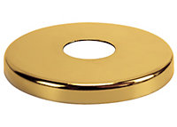 Tycner 21mm 1/2" Inch BSP Gold Colour Steel Valve Tap Pipe Cover Collar 8mm High
