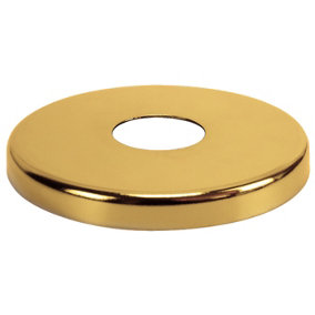 Tycner 21mm 1/2" Inch BSP Gold Colour Steel Valve Tap Pipe Cover Collar 8mm High