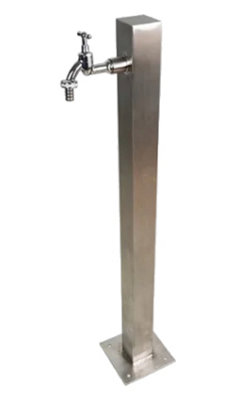 Tycner 3/4" Inch Garden Water Feed Brass Tap Outdoor Watering Butterfly Handle - 3