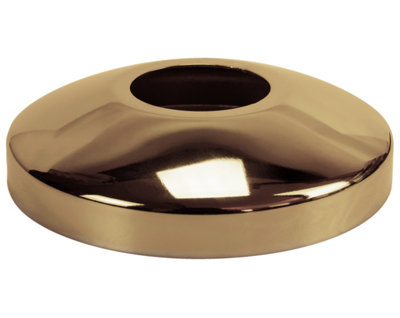 Tycner 32mm Gold Finished Steel Hole Collar Rose Sink Basin Drain Waste Trap Cover