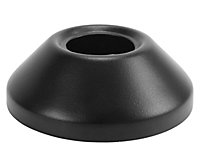 Tycner Black Finished Steel Pipe Cover Collar Cone 3/4" (25mm) 25mm Height